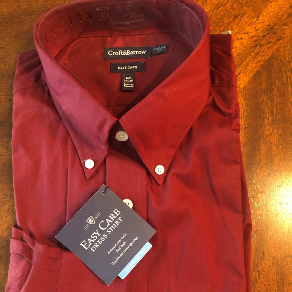 Croft & Barrow Men’s Dress Shirt - Picture 1 of 3